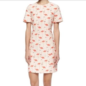 Kate Spade Flamingo Print Sheath Dress Size 6